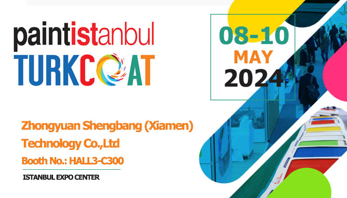 Paintistanbul TURKCOAT se llevará a cabo del 8 al 10 de mayo de 2024. Bienvenido a nuestro stand número: HALL3-C300