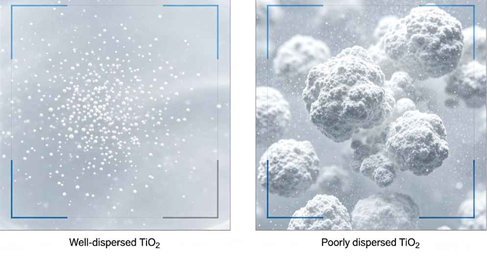 Why Titanium Dioxide Particle Size Affects Dispersion Performance
